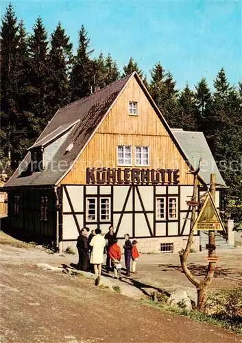 AK / Ansichtskarte Sosa_Erzgebirge Gaststaette Koehlerhuette Sosa Erzgebirge