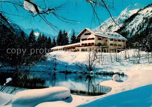 AK / Ansichtskarte Oberstdorf Christlessee im Spielmansautal VdK Erholungsheim Oberstdorf