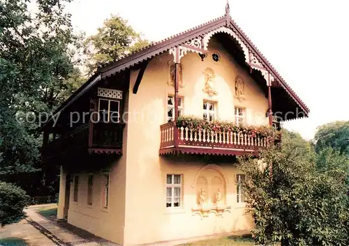 AK / Ansichtskarte Kromlau_Gablenz_Oberlausitz Kavalierhaus Schweizer Landhausstil Gemeindeverwaltung 