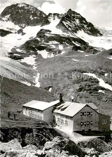 AK / Ansichtskarte Wiesbadnerhuette_Wiesbadener_Huette_Montafon_AT mit Piz Buin 