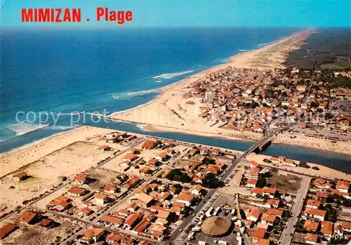 AK / Ansichtskarte Mimizan_Plage Vue generale aerienne Les plages Sud et Nord Mimizan_Plage