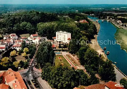 AK / Ansichtskarte Dax_Landes Vue aerienne Le Jardin de la Potiniere et l Adour Dax_Landes