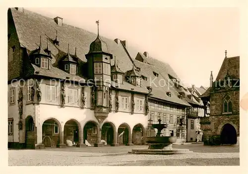 AK / Ansichtskarte Goslar Kaiserworth ehemaliges Gildehaus der Gewandschneider 15. Jhdt. Goslar