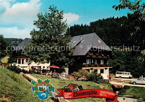 AK / Ansichtskarte Grafenhausen_Schwarzwald Schwarzwaldgasthof Tannenmuehle Grafenhausen Schwarzwald