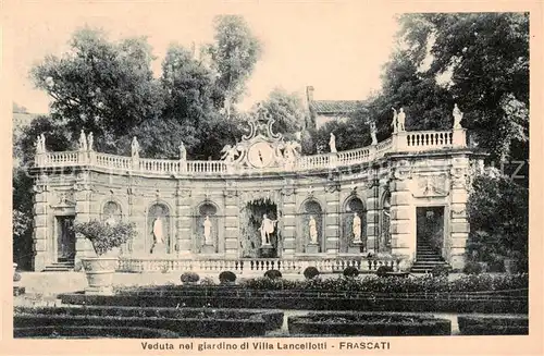 AK / Ansichtskarte Frascati_Roma__Rom_IT Veduta nel giardino di Villa Lancellotti 