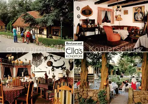 AK / Ansichtskarte Allinge_Bornholm Restaurant Ellas Konditorei Allinge Bornholm