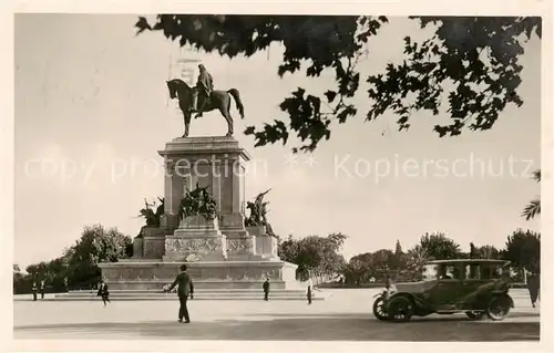 AK / Ansichtskarte Roma__Rom_IT Monumento a Garibaldi 