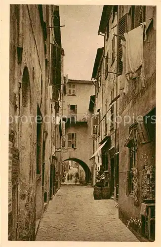 AK / Ansichtskarte Villefranche_06 sur Mer Rue du Poilu 