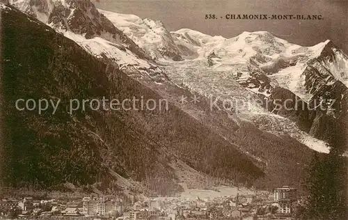 AK / Ansichtskarte Chamonix_74_Haute Savoie Teilansicht 