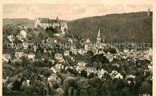 AK / Ansichtskarte Marburg_Lahn Gesamtansicht Marburg_Lahn