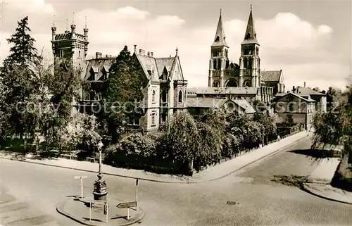 AK / Ansichtskarte Landau__Pfalz Schloesschen m. Kirche 