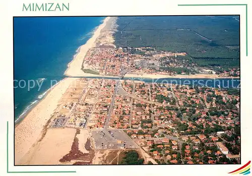 AK / Ansichtskarte Mimizan_Landes Cote Landaise Plage vue aerienne Mimizan_Landes