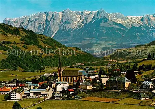 AK / Ansichtskarte St_Johann_Pongau Panorama mit Tennengebirge St_Johann_Pongau