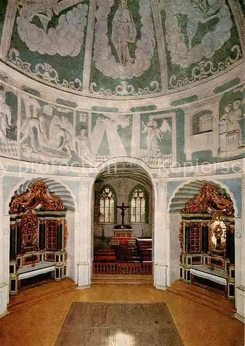 AK / Ansichtskarte Wuerzburg Festung Marienberg Marienkirche Inneres Wuerzburg