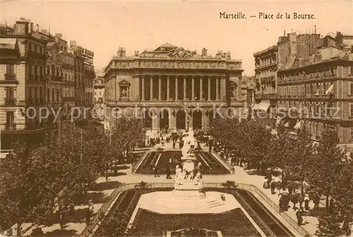 AK / Ansichtskarte Marseille_13 Place de la Bourse 