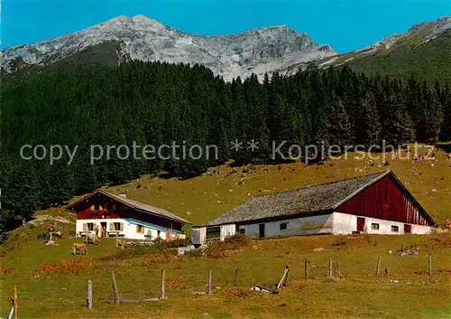 AK / Ansichtskarte Duftalm_1483m_Lermoos_Tirol_AT Alm m. Ups u. Danielspitze 