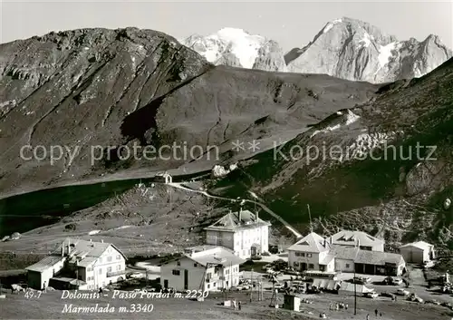 AK / Ansichtskarte Passo_Pordoi_IT Marmolada m. Passo Pordoi 