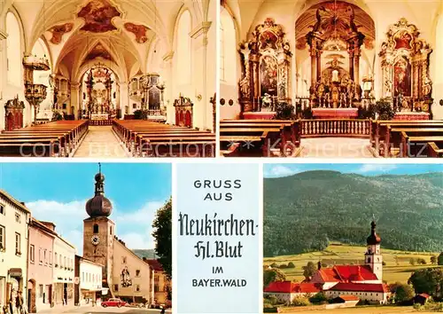 AK / Ansichtskarte Neukirchen_Heilig_Blut Kirche Inneres Panorama Neukirchen_Heilig_Blut