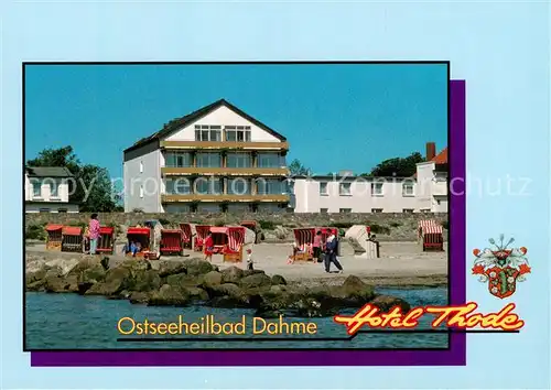 AK / Ansichtskarte Dahme__Ostseebad_Holstein Hotel Thode 