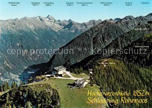 AK / Ansichtskarte Schladminger Tauern_Dachstein_Steiermark_AT Hochwurzenhuette Schladming Rohrmoos Fliegeraufnahme 