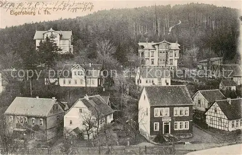 AK / Ansichtskarte Elgersburg Teilansicht m. Fachwerkhaus Elgersburg