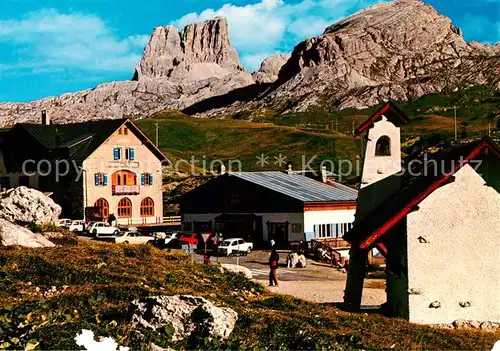 AK / Ansichtskarte Passo_Falzarego_IT Gesamtansicht m. Averau u. Col Gallina 