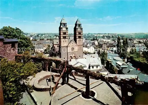 AK / Ansichtskarte Mayen Blick zur Herz Jesu Kirche Mayen