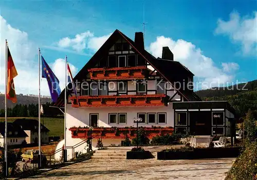 AK / Ansichtskarte Elkeringhausen_Winterberg Landhotel Grimmeblick 