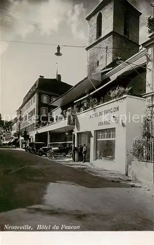 AK / Ansichtskarte Neuveville_La_Bielersee_Preles_BE Hotel du Faucon 