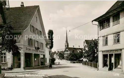 AK / Ansichtskarte Amriswil_TG Bahnhofstrasse m. Kaufhaus Amriswil TG