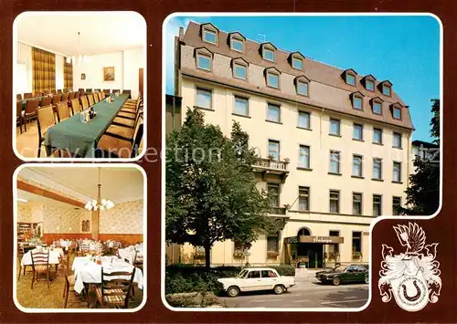 AK / Ansichtskarte Wuerzburg Amberger Hotel garni Gastraeume Wuerzburg