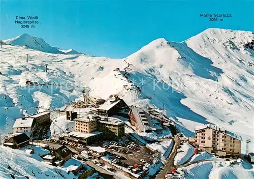 AK / Ansichtskarte Stilfserjoch_2750m_Passo_dello_Stelvio_IT Fliegeraufnahme mit Naglerspitze und Monte Scorluzzo 