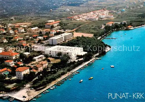 AK / Ansichtskarte Punat_Otok_Krk_Croatia Panorama Kuestenort 