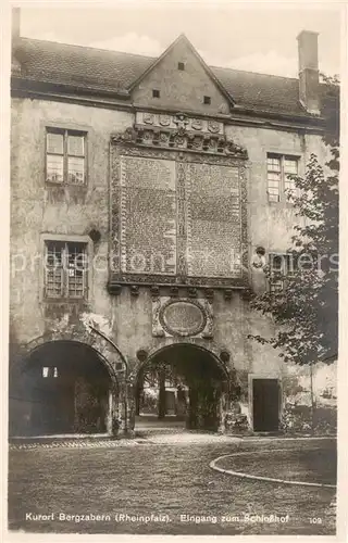 AK / Ansichtskarte Bergzabern_Bad Eingang zum Schlosshof Bergzabern_Bad