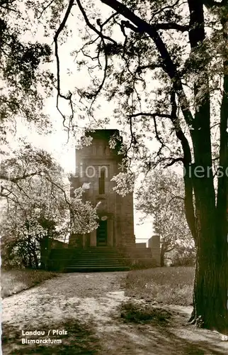 AK / Ansichtskarte Landau__Pfalz Bismarckturm 