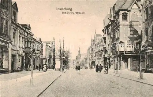 AK / Ansichtskarte Insterburg_Tschernjachowsk_RU Hindenburgstrasse Feldpost 