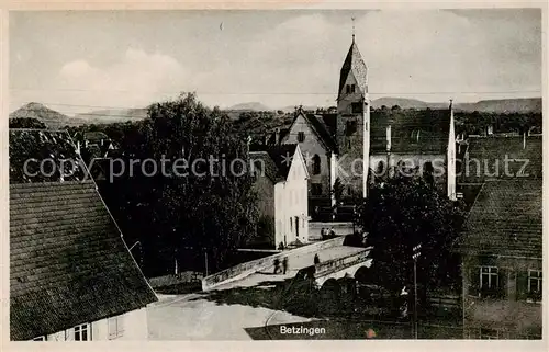 AK / Ansichtskarte Betzingen Teilansicht m. Kirche Betzingen