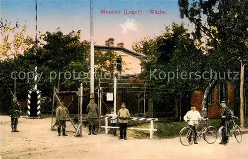 AK / Ansichtskarte Munsterlager Wache   Feldpost Munsterlager