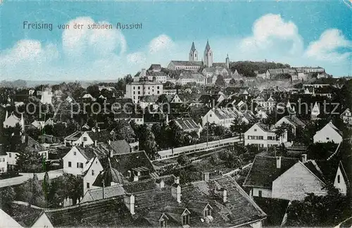 AK / Ansichtskarte Freising_Oberbayern Gesamtansicht Freising Oberbayern