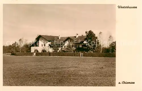 AK / Ansichtskarte Westerhausen_Breitbrunn_Chiemsee Haus Aussenansicht 