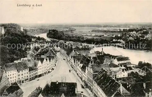 AK / Ansichtskarte Landsberg_Lech Teilansicht Landsberg_Lech