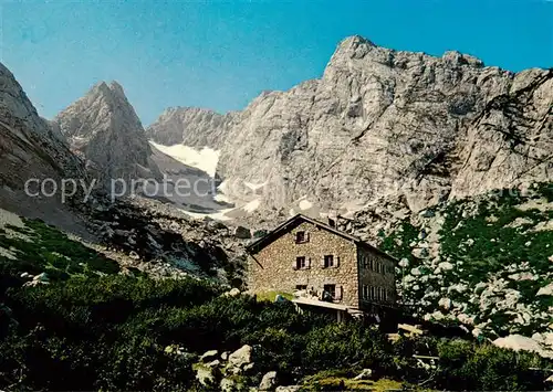 AK / Ansichtskarte Blaueishuette_1700m_Hochkalter_Berchtesgaden Berghaus Berchtesgadener Alpen 