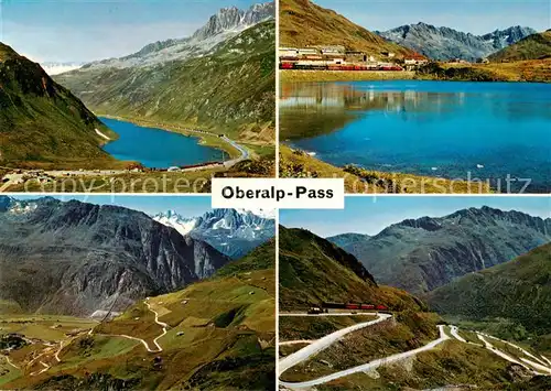 AK / Ansichtskarte Andermatt_UR Oberalp Pass Alpenpassstrasse Bergsee 