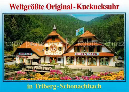 AK / Ansichtskarte Triberg Eble Uhren Park Triberg