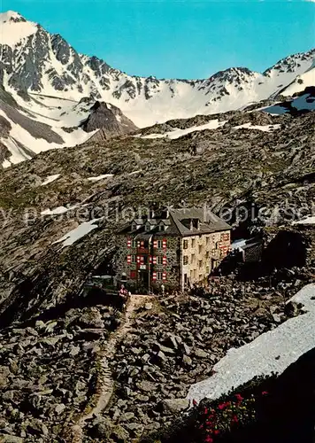 AK / Ansichtskarte Nuernbergerhuette_2297m_Stubaital_AT Fliegeraufnahme 