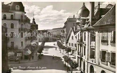 AK / Ansichtskarte Bulle_FR Avenue de la gare Bulle_FR