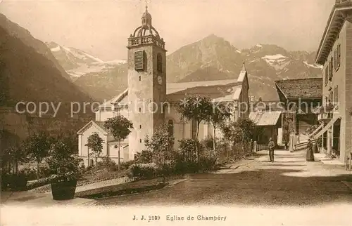 AK / Ansichtskarte Madiswil_BE Eglise de Champery 