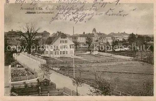 AK / Ansichtskarte Arnsdorf_Dresden Koenigl. Landesanstalt Arnsdorf Dresden