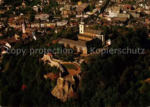 AK / Ansichtskarte Siegburg Benediktinerabtei St Michael Fliegeraufnahme Siegburg