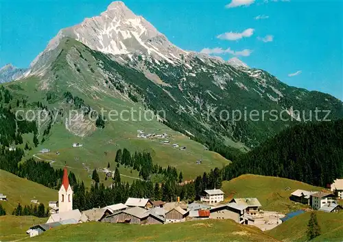 AK / Ansichtskarte Warth_Arlberg_AT mit Biberkopf 